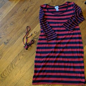 Striped Maternity Dress